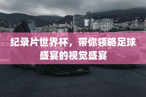 纪录片世界杯，带你领略足球盛宴的视觉盛宴