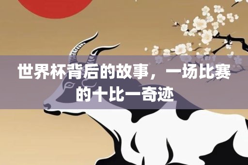 世界杯背后的故事，一场比赛的十比一奇迹