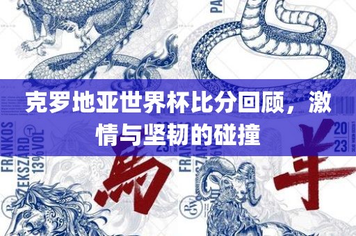 克罗地亚世界杯比分回顾，激情与坚韧的碰撞