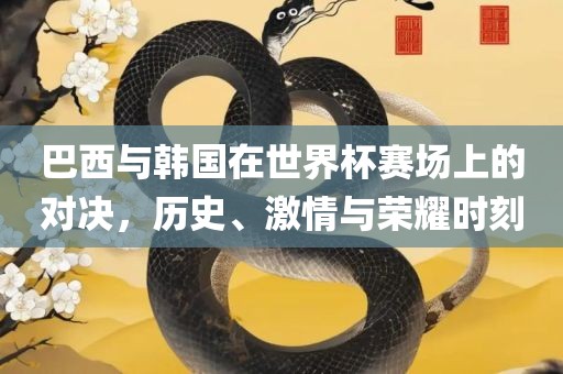 巴西与韩国在世界杯赛场上的对决，历史、激情与荣耀时刻