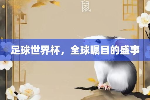 足球世界杯，全球瞩目的盛事