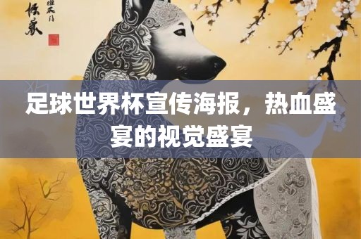 足球世界杯宣传海报，热血盛宴的视觉盛宴