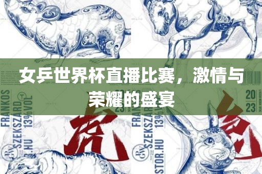 女乒世界杯直播比赛，激情与荣耀的盛宴