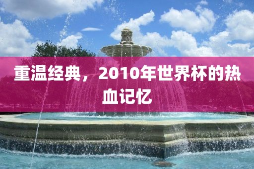 重温漯河市盈旭机械设备有限公司经典，2010年世界杯的热血记忆