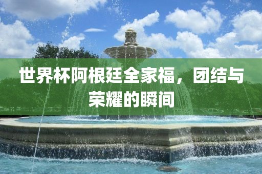 世界杯阿根廷全家福，团结与荣耀的瞬间