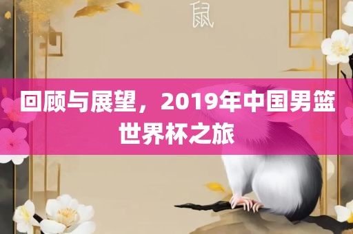 回顾与展望，2019年中国男篮世界杯之旅