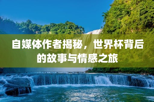 自媒体作者揭秘，世界杯背后的故事与情感之旅