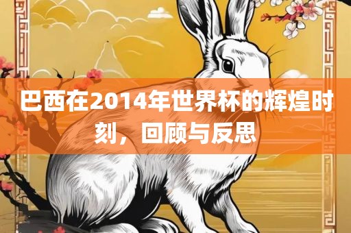 巴西在2014年世界杯的辉煌时刻，回顾与反思