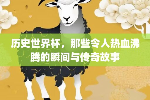 历史世界杯，那些令人热血沸腾的瞬间与传奇故事
