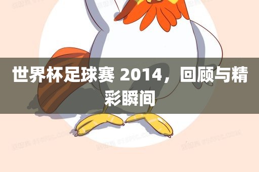 世界杯足球赛 2014，回顾与精彩瞬间