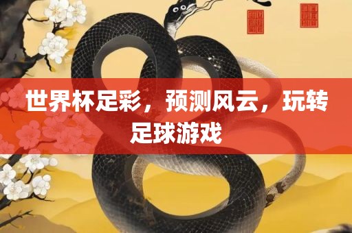 世界杯足彩，预测风云，玩转足球游戏