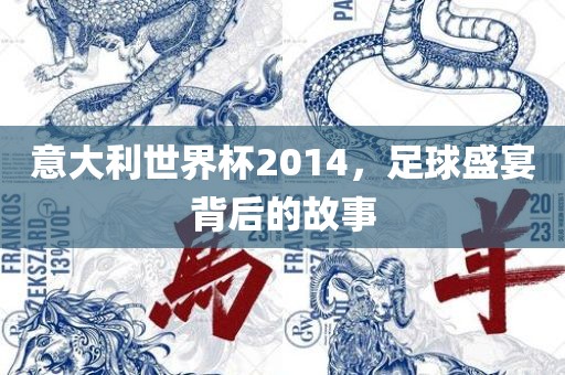 意大利世界杯2014，足球盛宴背后的故事
