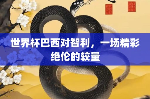 世界杯巴西对智利，一场精彩绝伦的较量