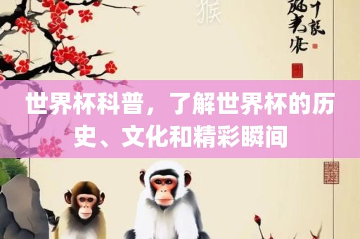 世界杯科普，了解世界杯的历史、文化和精彩瞬间