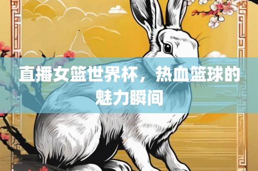 直播女篮世界杯，热血篮球的魅力瞬间