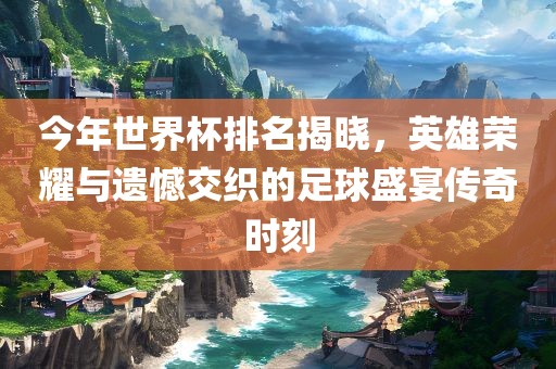 今年世界杯排名揭晓，英雄荣耀与遗憾交织的足球盛宴传奇时刻漯河市盈旭机械设备有限公司