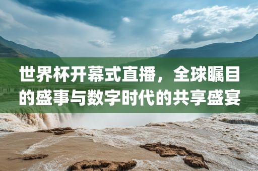 世界杯开幕式直播，全球瞩目的盛事与数字时代的共享盛宴漯河市盈旭机械设备有限公司