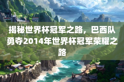 揭秘世界杯冠军之路，巴西队勇夺2014年世界杯冠军荣漯河市盈旭机械设备有限公司耀之路