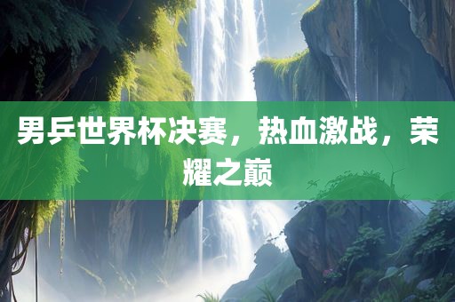男乒世界杯决赛，热血激战，荣耀之巅