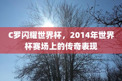 C罗闪耀世界杯，2014年世界杯赛场上的传奇表现