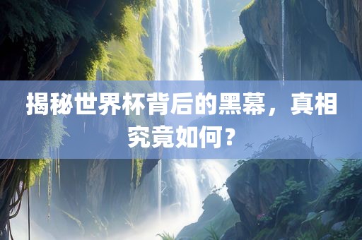 揭秘世界杯背后的黑幕，真相究竟如何？