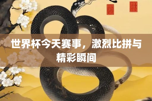 世界杯今天赛事，激烈比拼与精彩瞬间