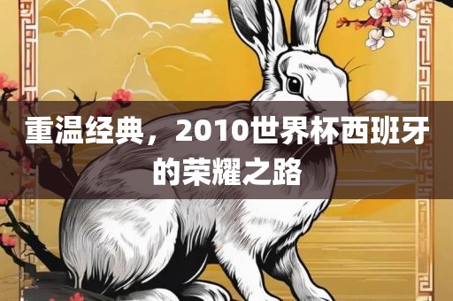 重温经典，2010世界杯西班牙的荣耀之路