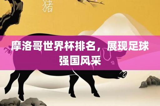 摩洛哥世界杯排名，展现足球强国风采