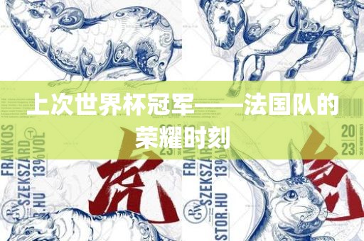 漯河市盈旭机械设备有限公司上次世界杯冠军——法国队的荣耀时刻