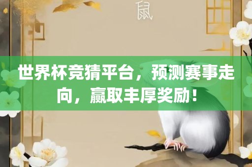 世界杯竞猜平台，预测赛事走向，赢取丰厚奖励！
