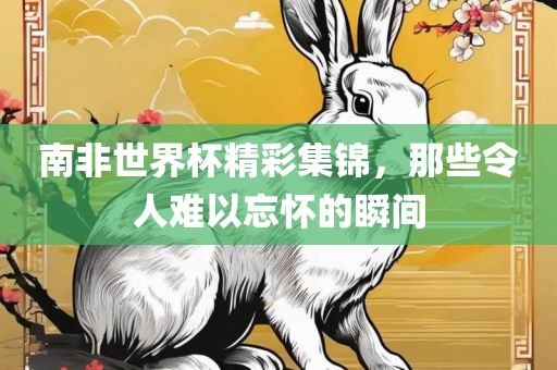 南非世界杯精彩集锦，那些令人难以忘怀的瞬间