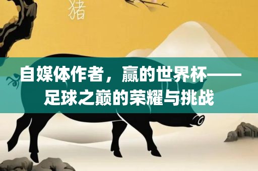 自媒体作者，赢的世界杯——足球之巅的荣耀与挑战