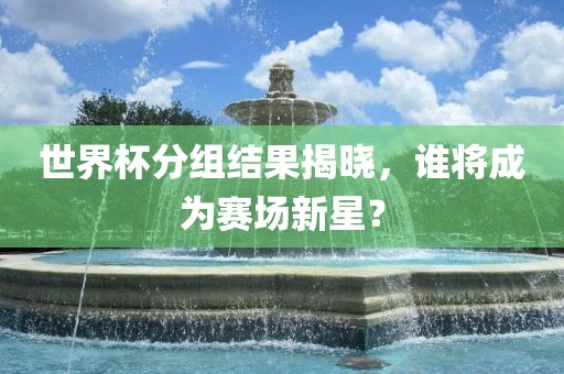 世界杯分组结果揭晓，谁将成为赛场新星？