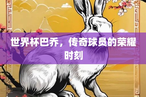 世界杯巴乔，传奇球员的荣耀时刻