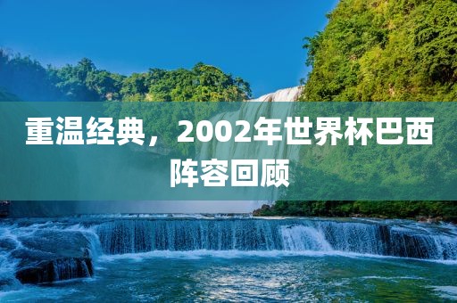 重温经典，2002年世界杯巴西阵容回顾漯河市盈旭机械设备有限公司