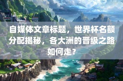 自媒体文章标题，世界杯名额分配揭秘，各大洲的晋级之路如何走？