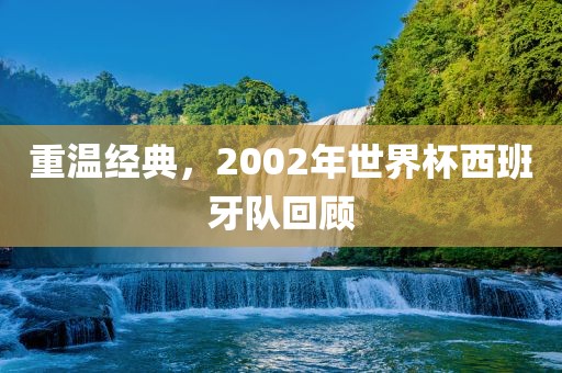 重温经典，2002年世界杯西班牙队回顾漯河市盈旭机械设备有限公司