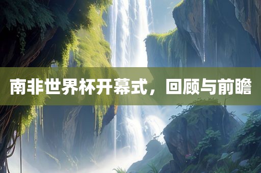 南非世界杯开幕式，回顾与前瞻