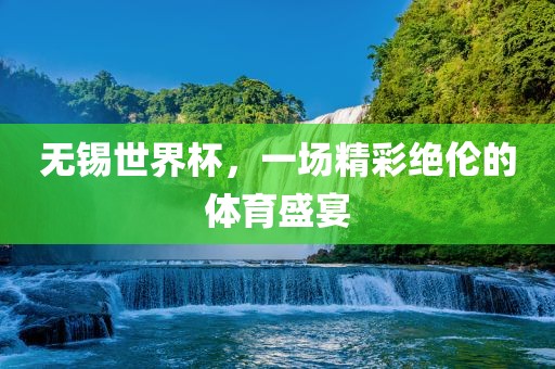 无锡世界杯，一场精彩绝伦的体育盛宴漯河市盈旭机械设备有限公司