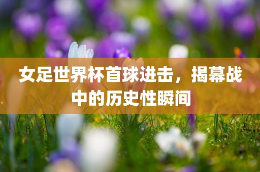 女足世界杯首球进击，揭幕战中的历史性瞬间