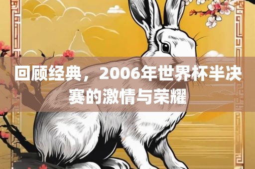回顾经典，2006年世界杯半决赛的激情与荣耀