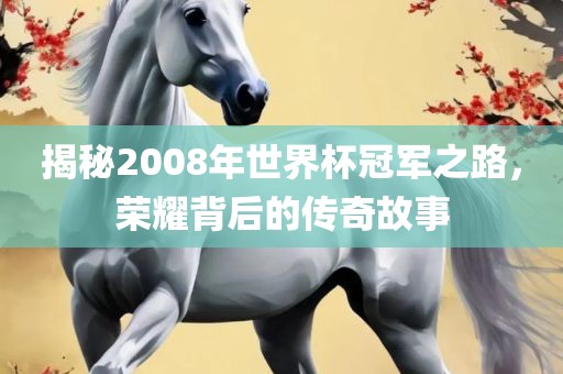 揭秘2008年世界杯冠军之路，荣耀背后的传奇故事