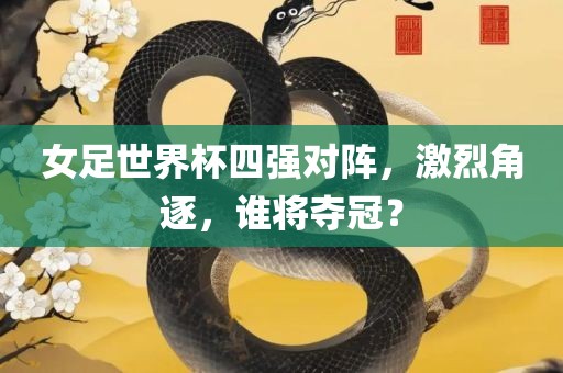 女足世界杯四强对阵，激烈角逐，谁将夺冠？