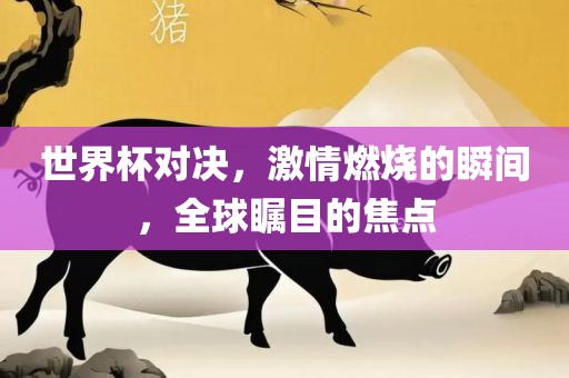 世界杯对决，激情燃烧的瞬间，全球瞩目的焦点