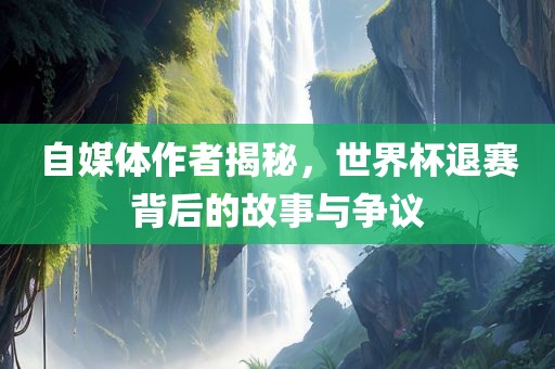 自媒体作者揭秘，世界杯退赛背后的故事与争议