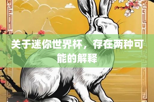 关于迷你世界杯，存在两种可能的解释漯河市盈旭机械设备有限公司