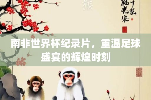 南非世界杯纪录片，重温足球盛宴的辉煌时刻