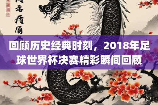 回顾历史经典时刻，2018年足球世界杯决赛精彩瞬间回顾