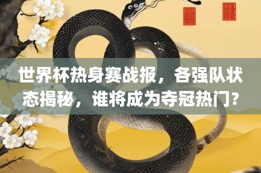 世界杯热身赛战报，各强队状态揭秘，谁将成为夺冠热门？