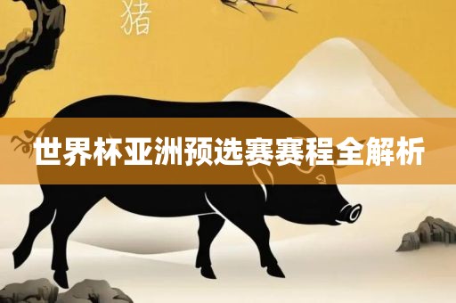 世界杯亚洲预选赛赛程全解析漯河市盈旭机械设备有限公司